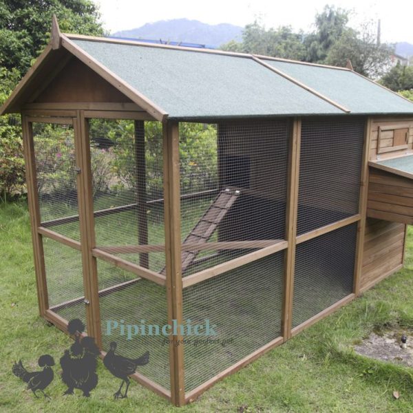 Forager Wooden Hen House & Run 4-10 Hens