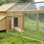 Large Wooden Chicken Coop & Run 4-10 Hens
