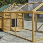 Large Wooden Chicken Coop & Run 4-10 Hens