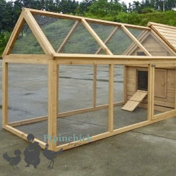 Medium Wooden Chicken Coop & Run 4-9 Hens