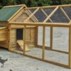 Medium Wooden Chicken Coop & Run 4-9 Hens