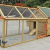 Medium Wooden Chicken Coop & Run 4-9 Hens