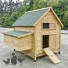 Medium Wooden Chicken Coop 4-9 Hens