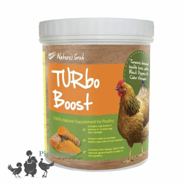 Natures Grub Garlic, TURbo Boost Feed Supplement 400gm