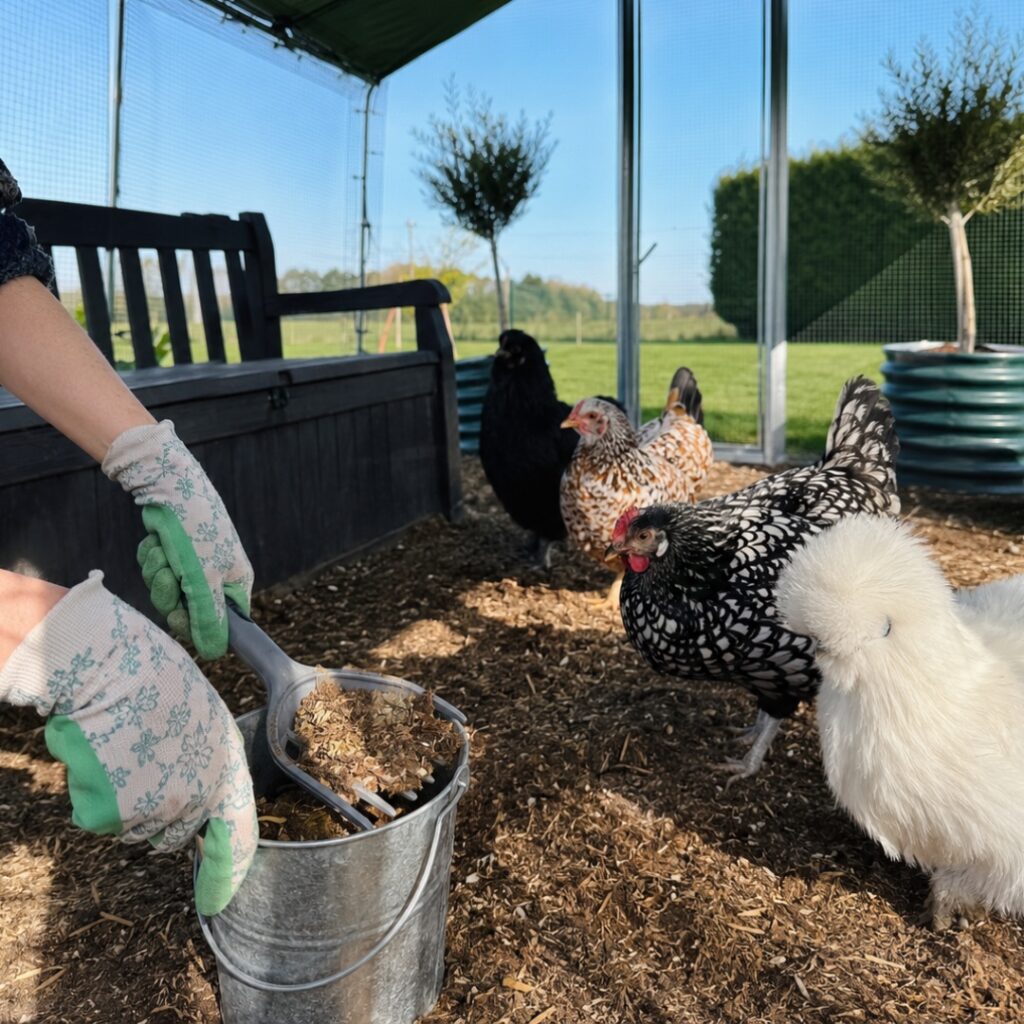 how to clean a chicken coop