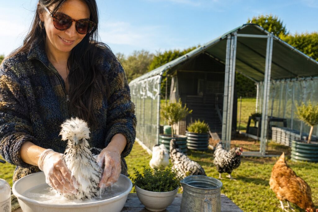 How to clean chickens